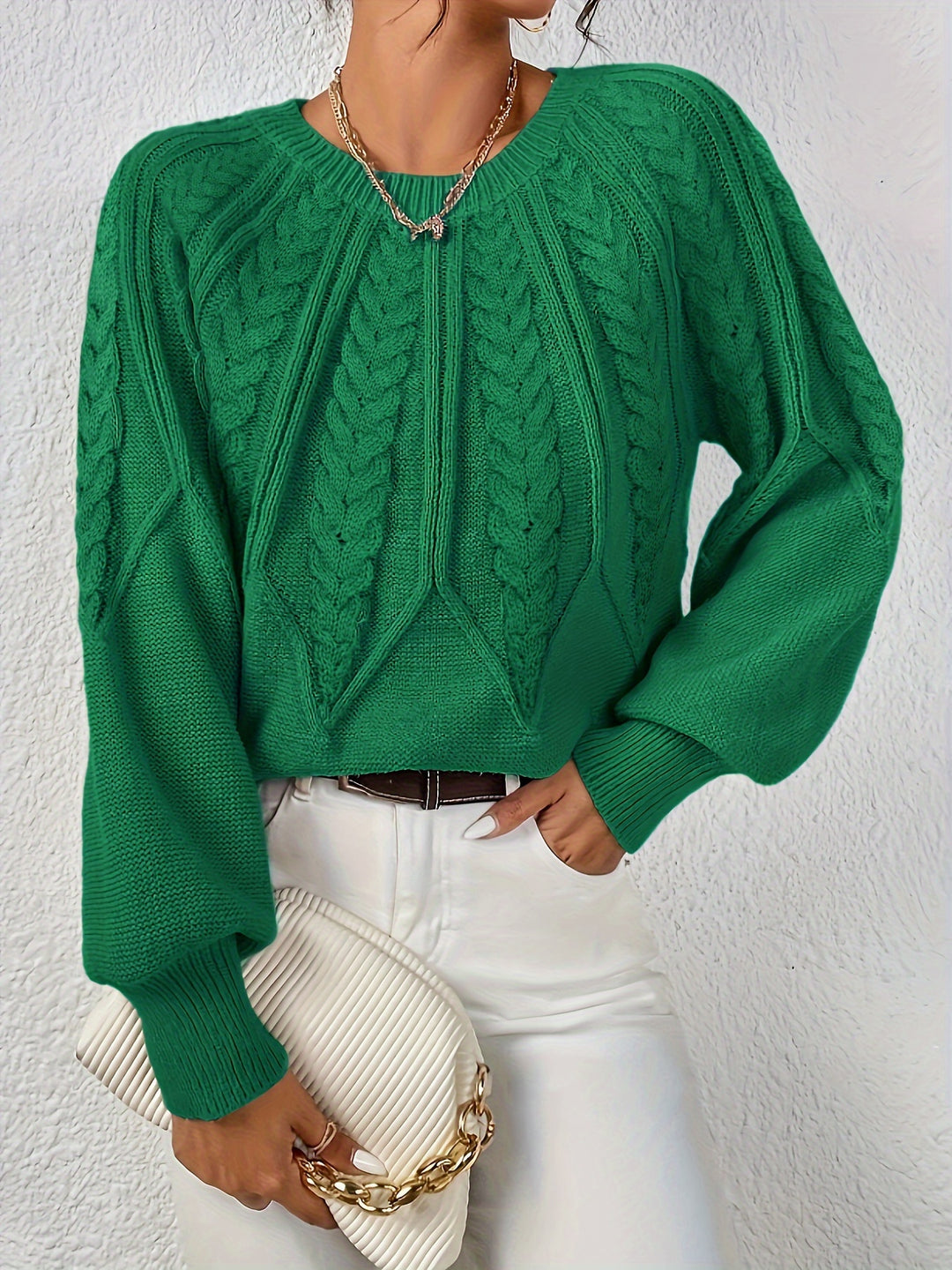 Ophelia | Relaxed Cable-Knit Sweater