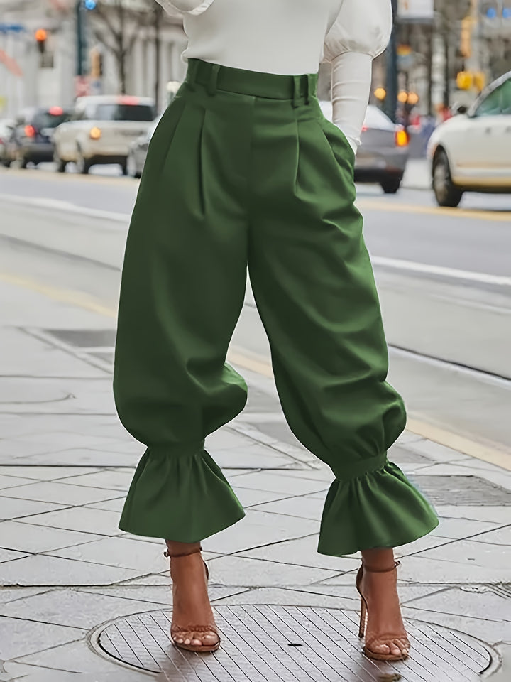 Iris | High-Waist Lantern Trousers
