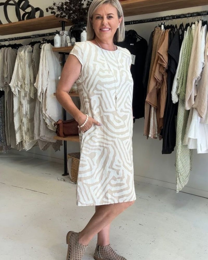 AVANILLE | ROUND NECK DRESS