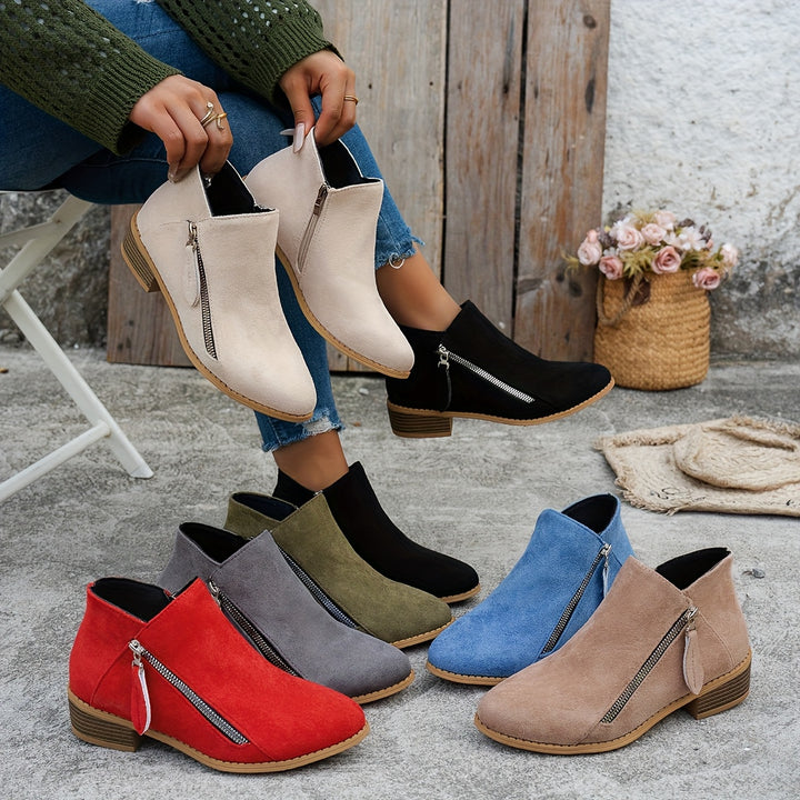 Winifred | Timeless Side-Zip Ankle Boots