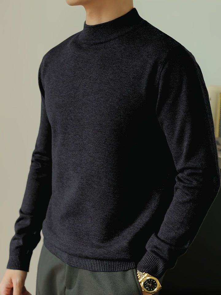 Tobias | Refined High-Neck Sweater