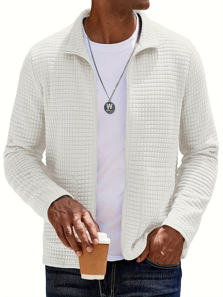 Tobias | Textured Zip-Up Jacket
