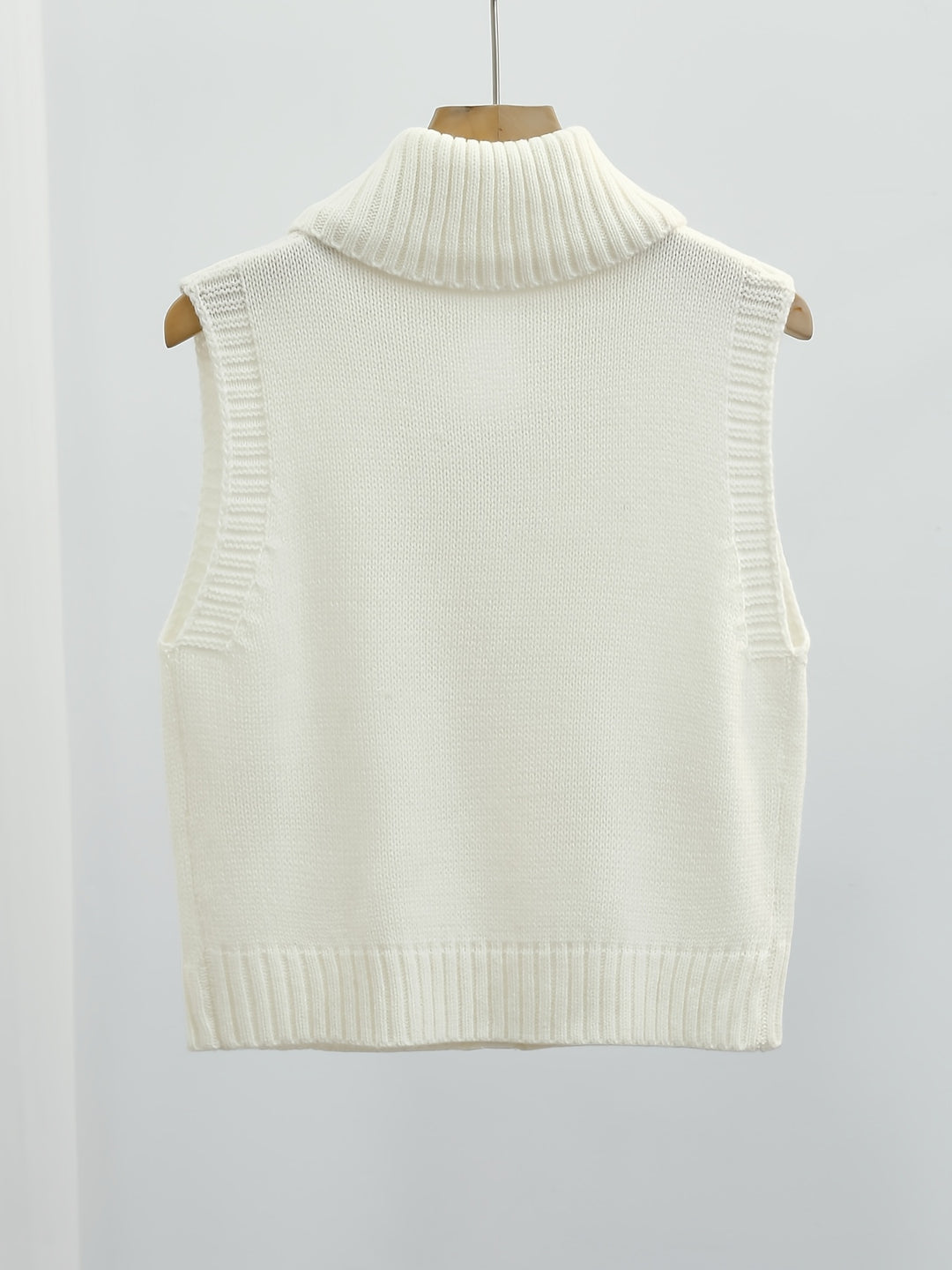 Marguerite | Structured High-Collar Zip Waistcoat