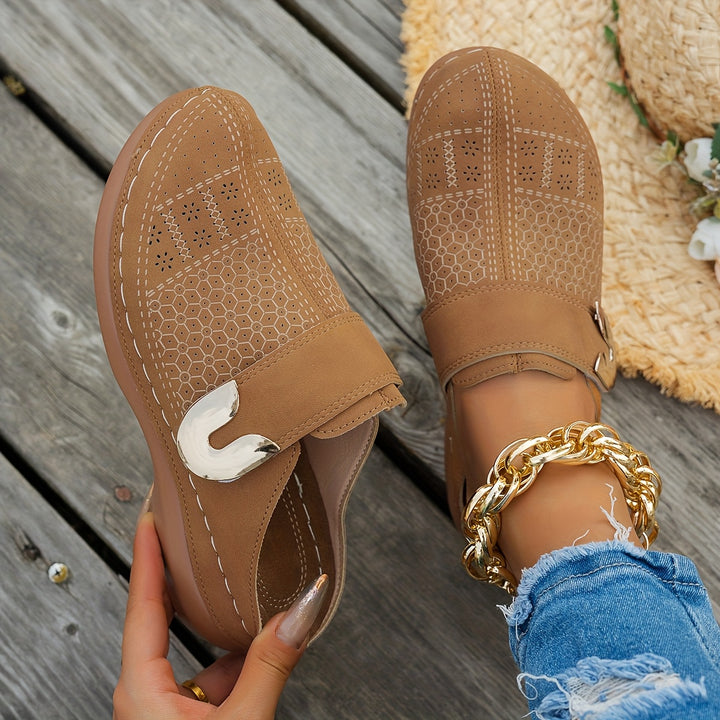 Loretta | Cushioned Wedge Clogs