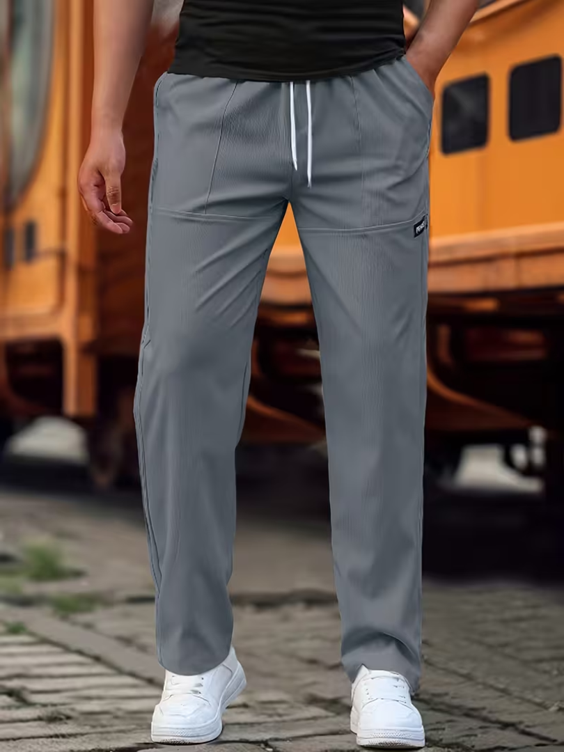 Orlando | Casual Lightweight Straight-Leg Pants