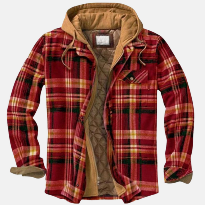 Roland | Rugged Checked Hooded Jacket