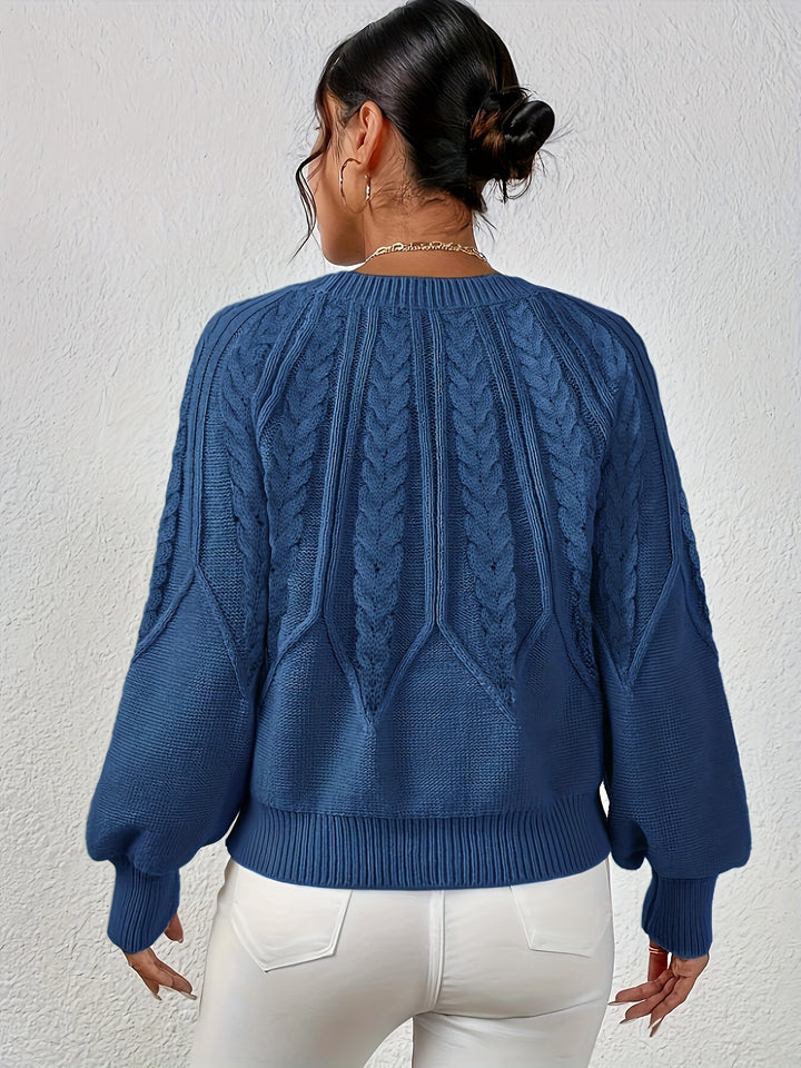 Ophelia | Relaxed Cable-Knit Sweater