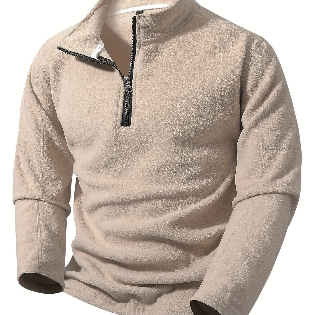Fraser | Stand-Collar Half-Zip Pullover