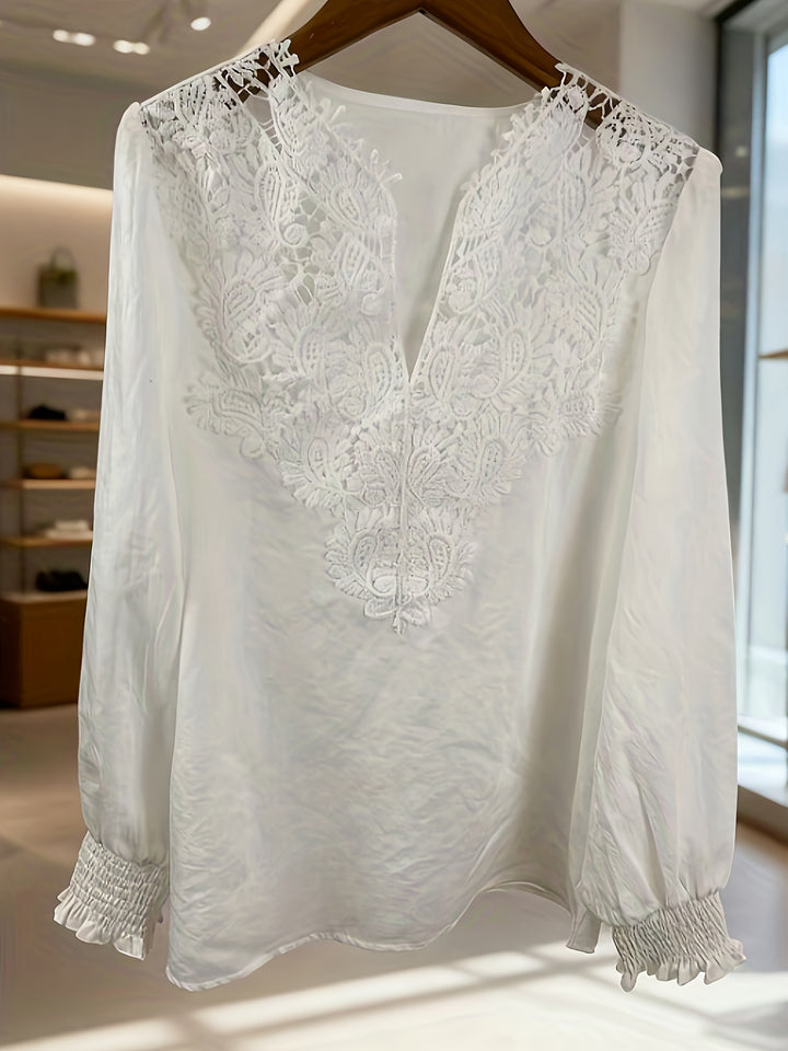 Harriet | Refined Lace-Detail Blouse
