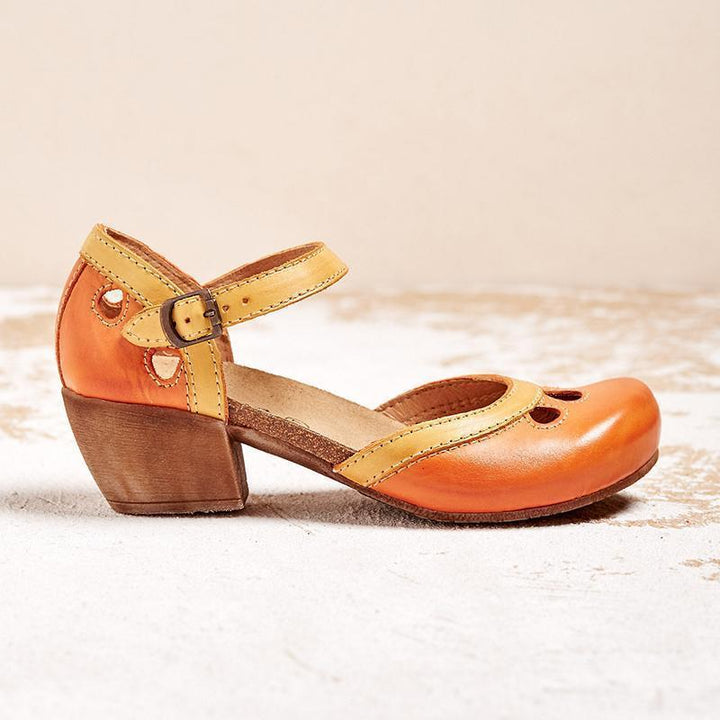 Priscilla | Elegant Comfort T-Strap Sandals