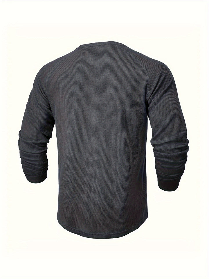Tobias | Refined Button-Placket Henley Top
