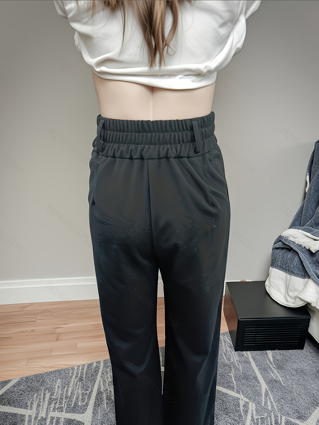 Estella | High-Waisted Wide-Leg Trousers