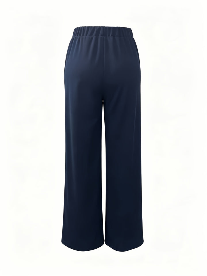 Marlene | High-Waisted Straight-Leg Trousers