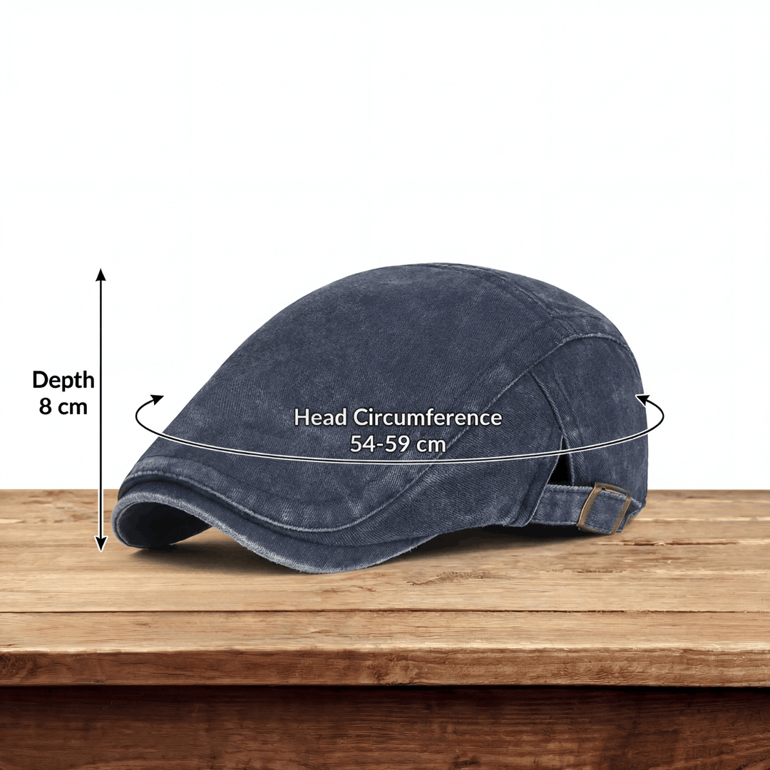 George | Classic Washed Flat Cap