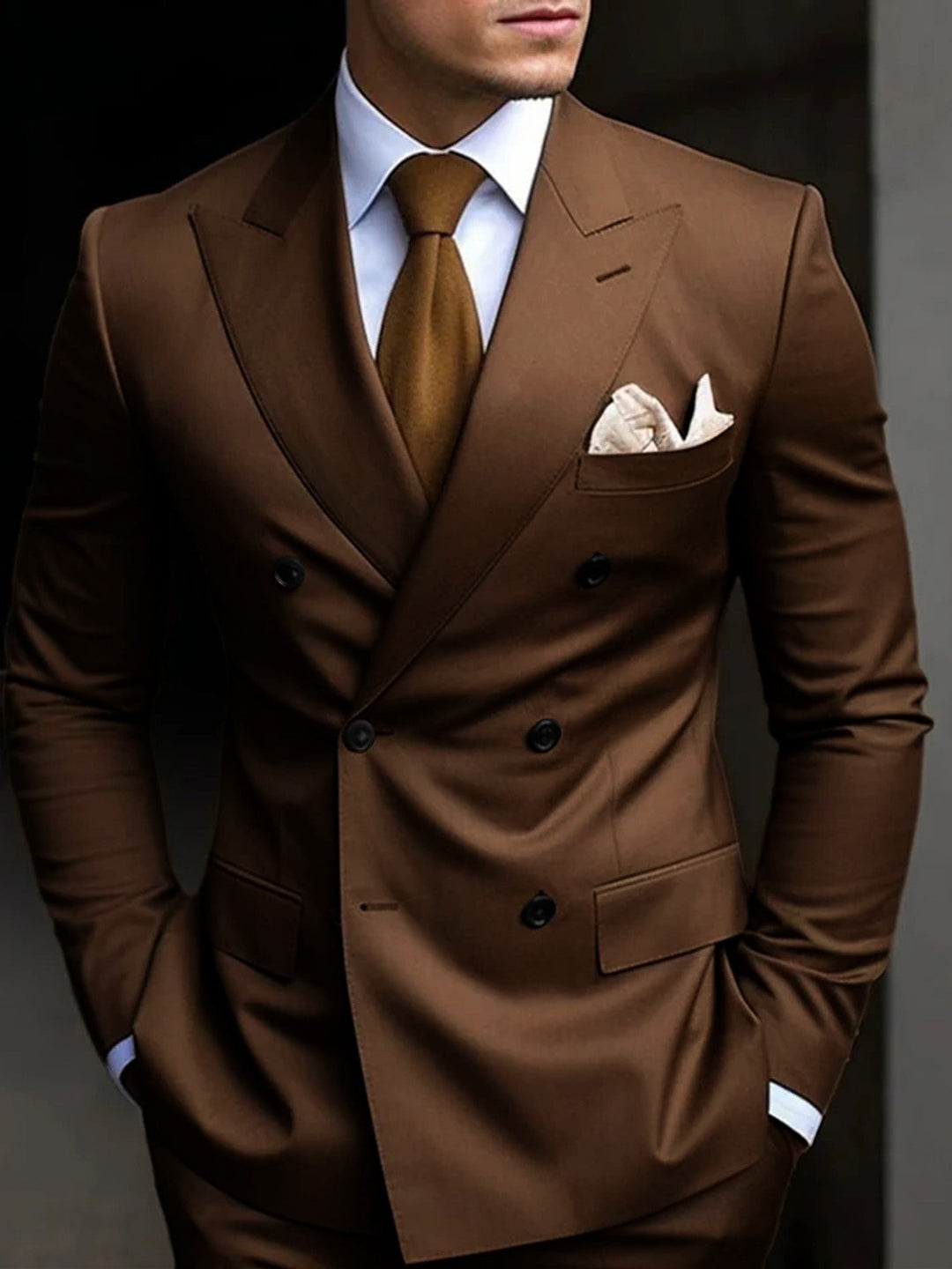Hayden | Classic Tailored Fit Double Breasted 2 Pieces Suit