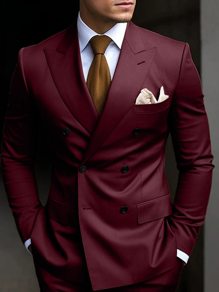 Hayden | Classic Tailored Fit Double Breasted 2 Pieces Suit