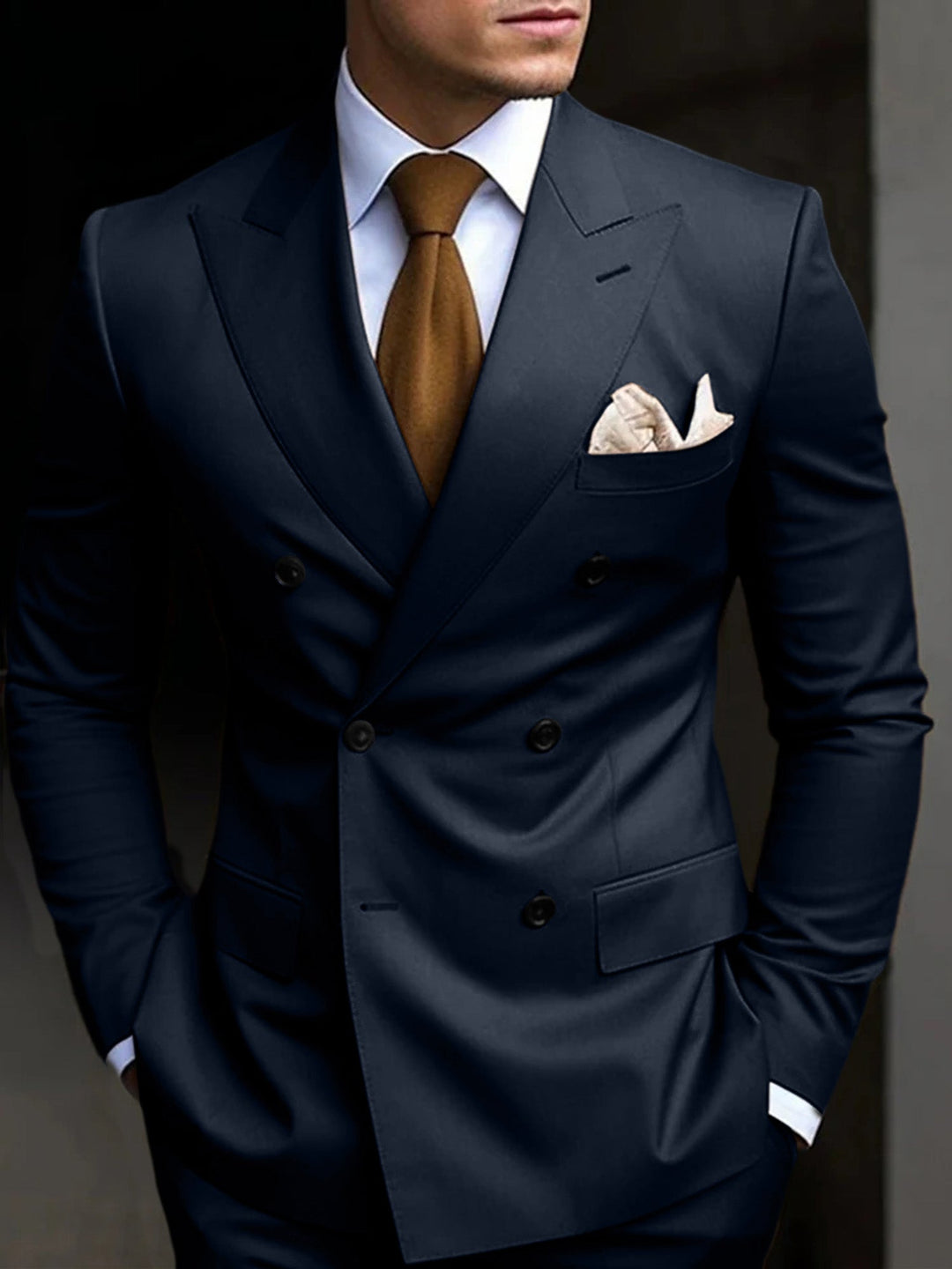 Hayden | Classic Tailored Fit Double Breasted 2 Pieces Suit