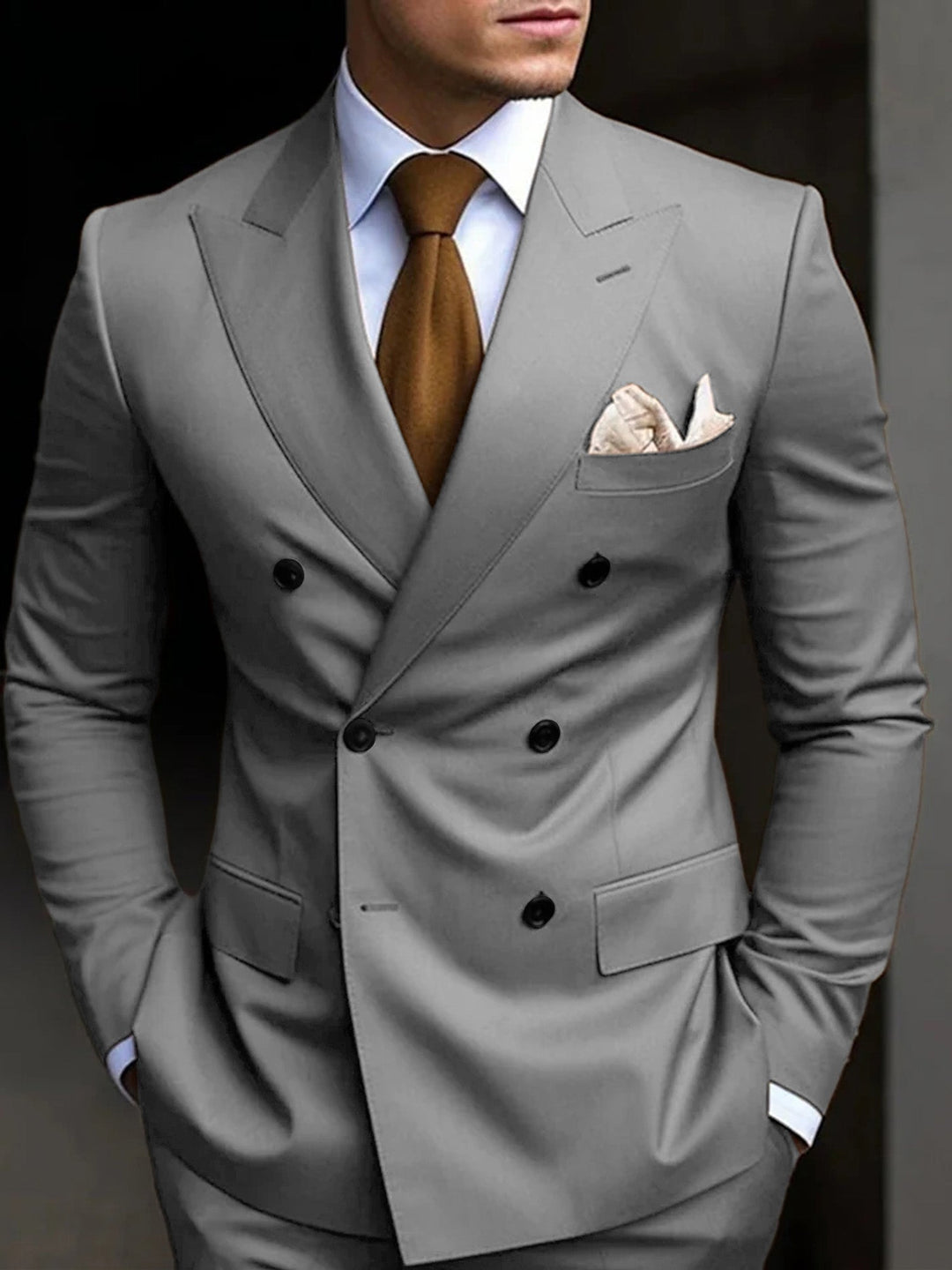 Hayden | Classic Tailored Fit Double Breasted 2 Pieces Suit