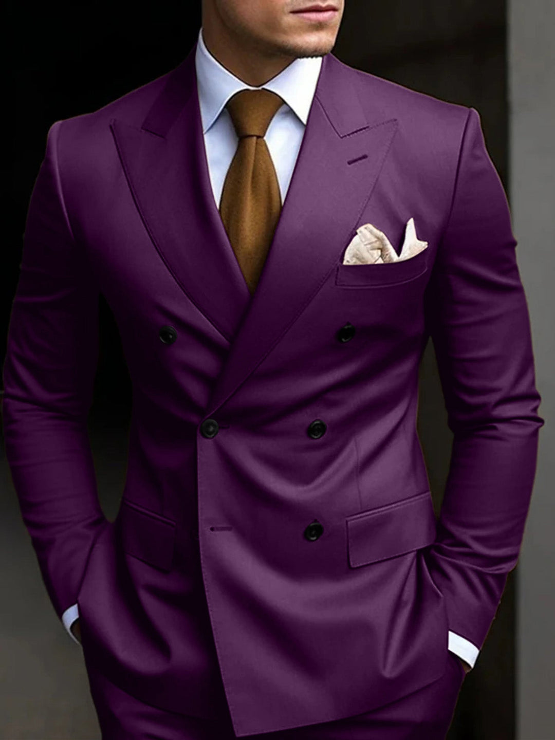 Hayden | Classic Tailored Fit Double Breasted 2 Pieces Suit
