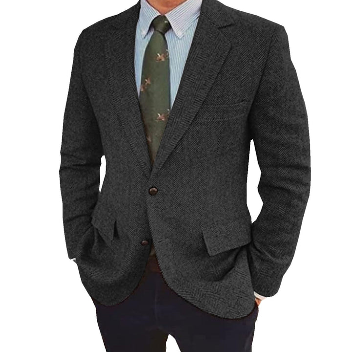 Stefan | Retro Single-Breasted Two-Buttons Jacket
