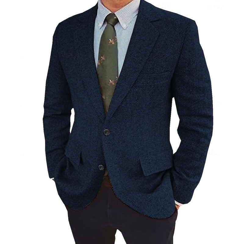 Stefan | Retro Single-Breasted Two-Buttons Jacket