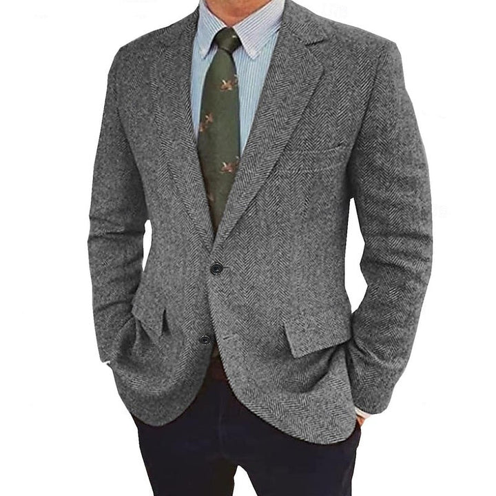 Stefan | Retro Single-Breasted Two-Buttons Jacket