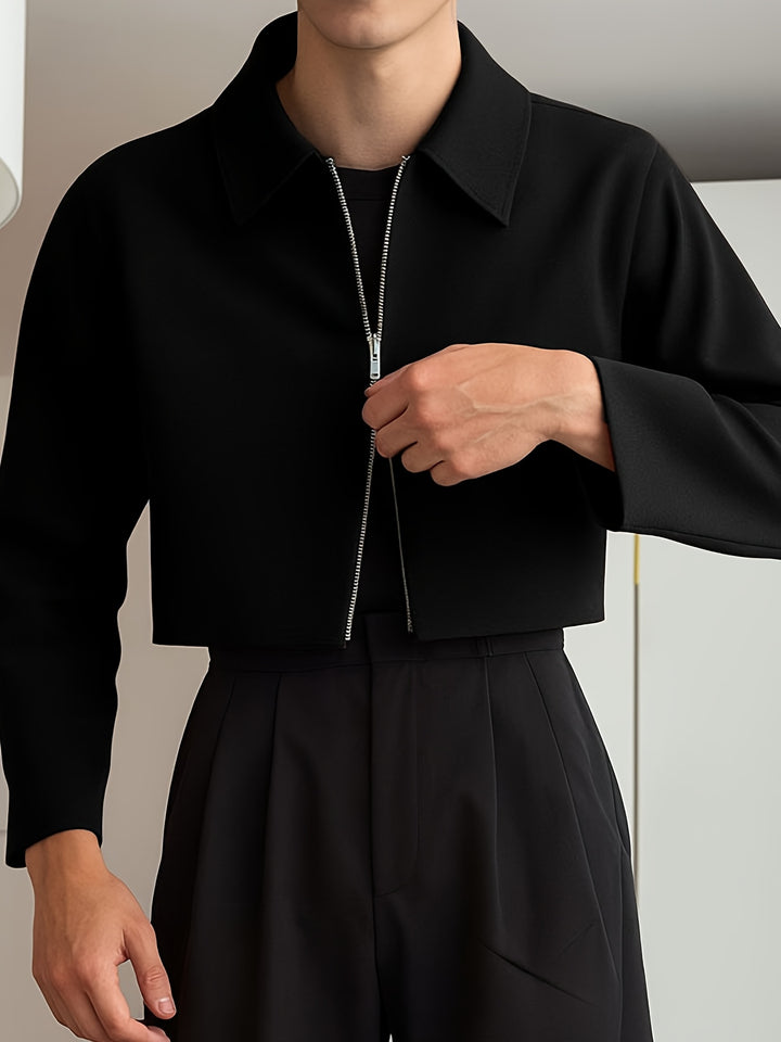 Tobias | Cropped Zip-Up Jacket