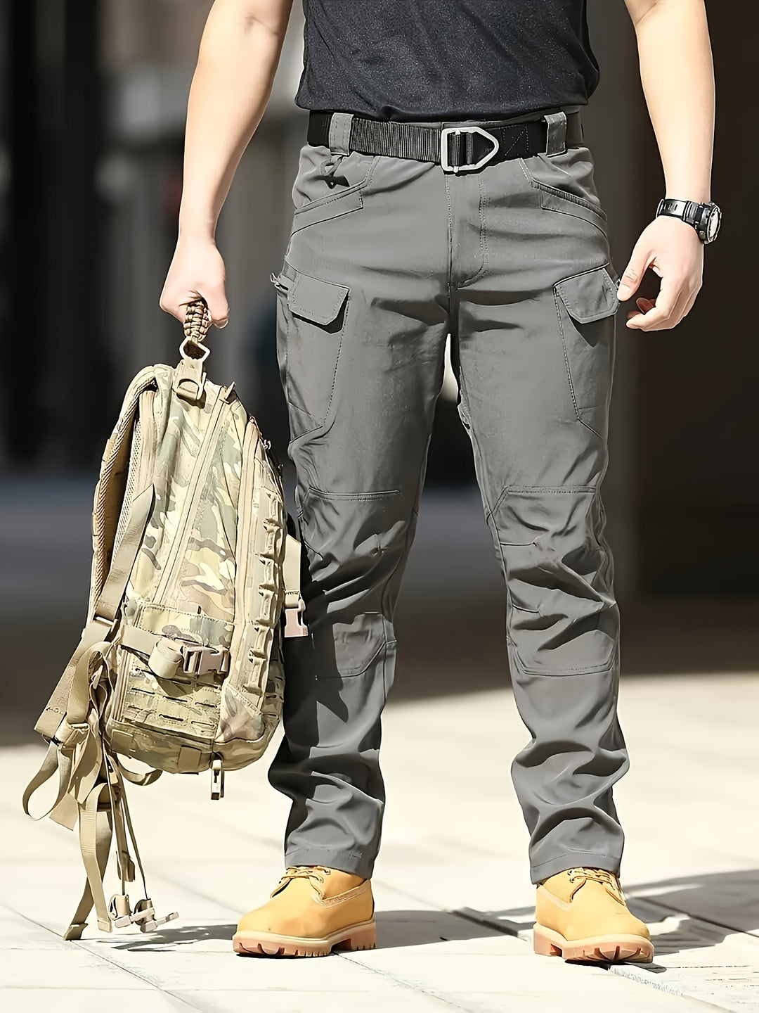 Marcus | Multi-Pocket Utility Trousers