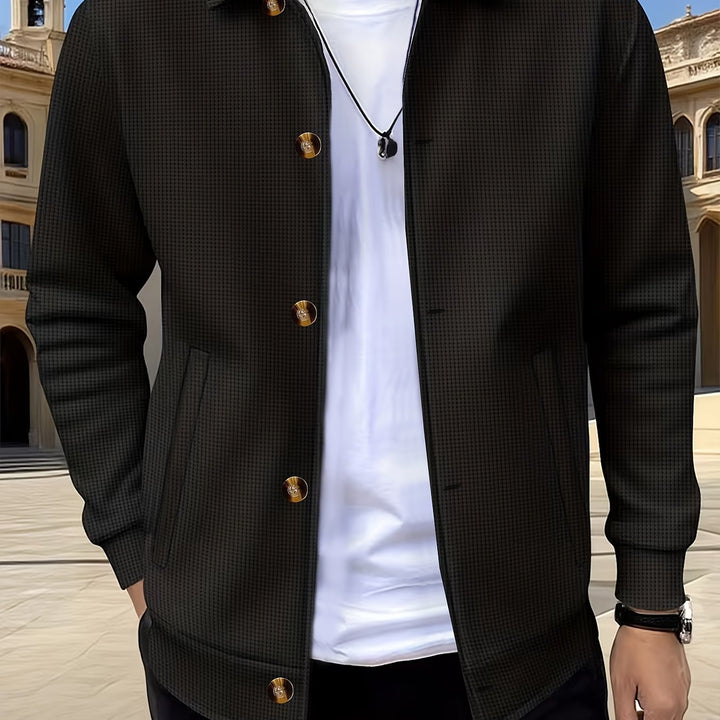 Clifford | Textured Button-Up Overshirt