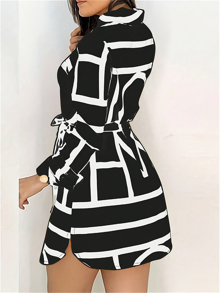 Lorena | Belted Statement Shirt Dress