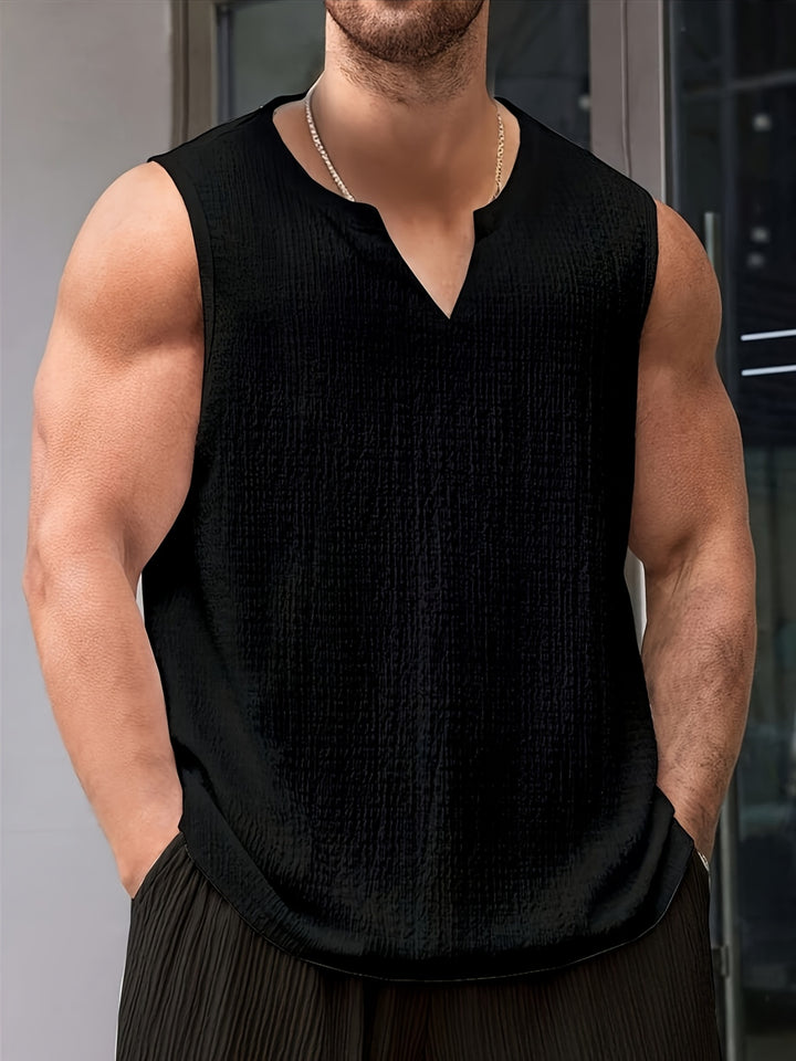 Damon | Relaxed V-Neck Tank Top