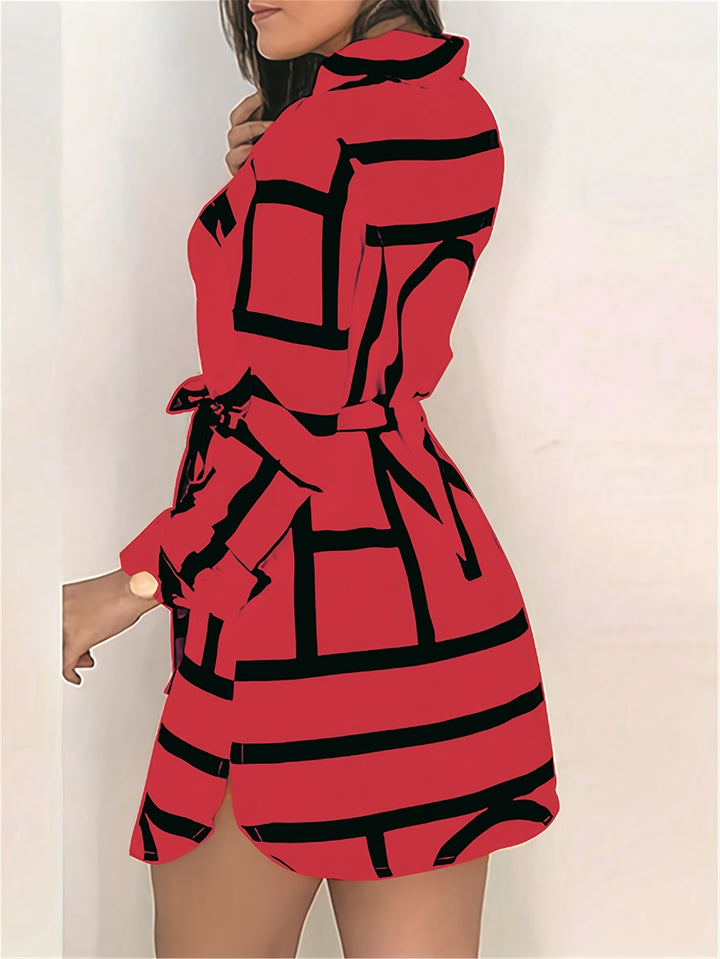 Lorena | Belted Statement Shirt Dress