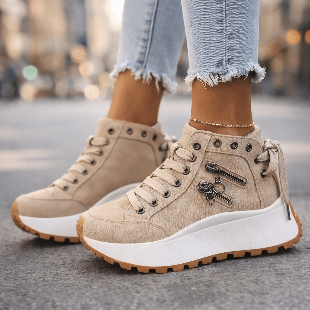 Fenella | Premium High Cut Lace Shoes