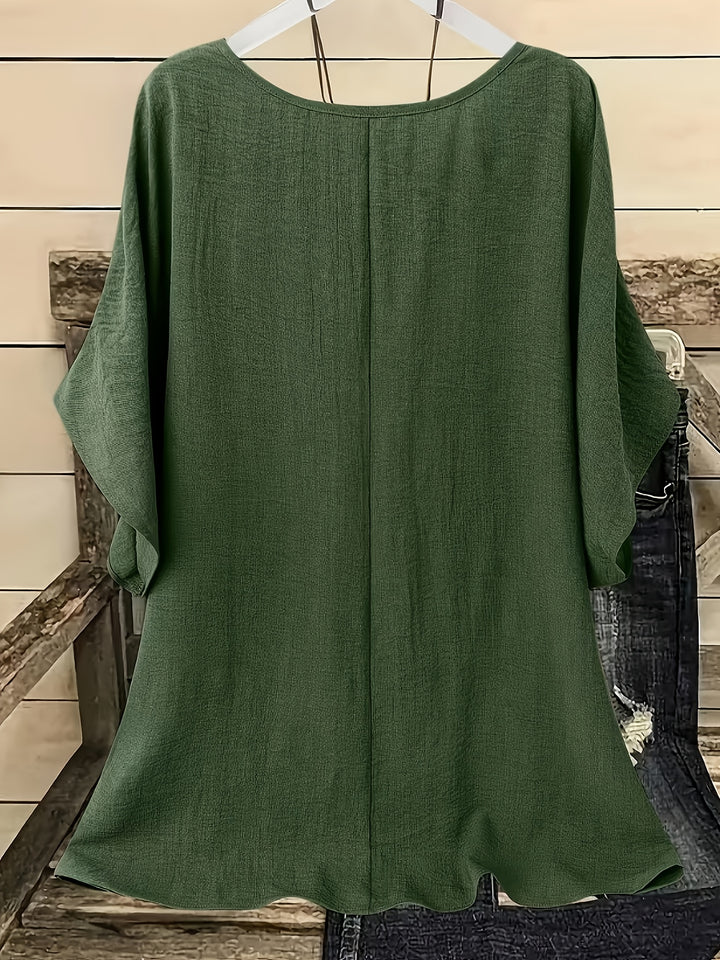 Ingrid | Relaxed Batwing Blouse
