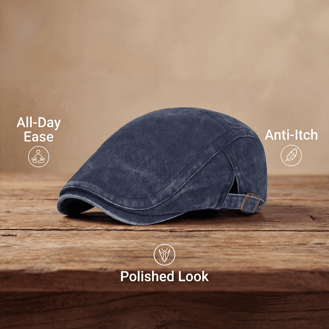 George | Classic Washed Flat Cap