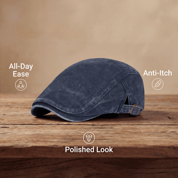 George | Classic Washed Flat Cap