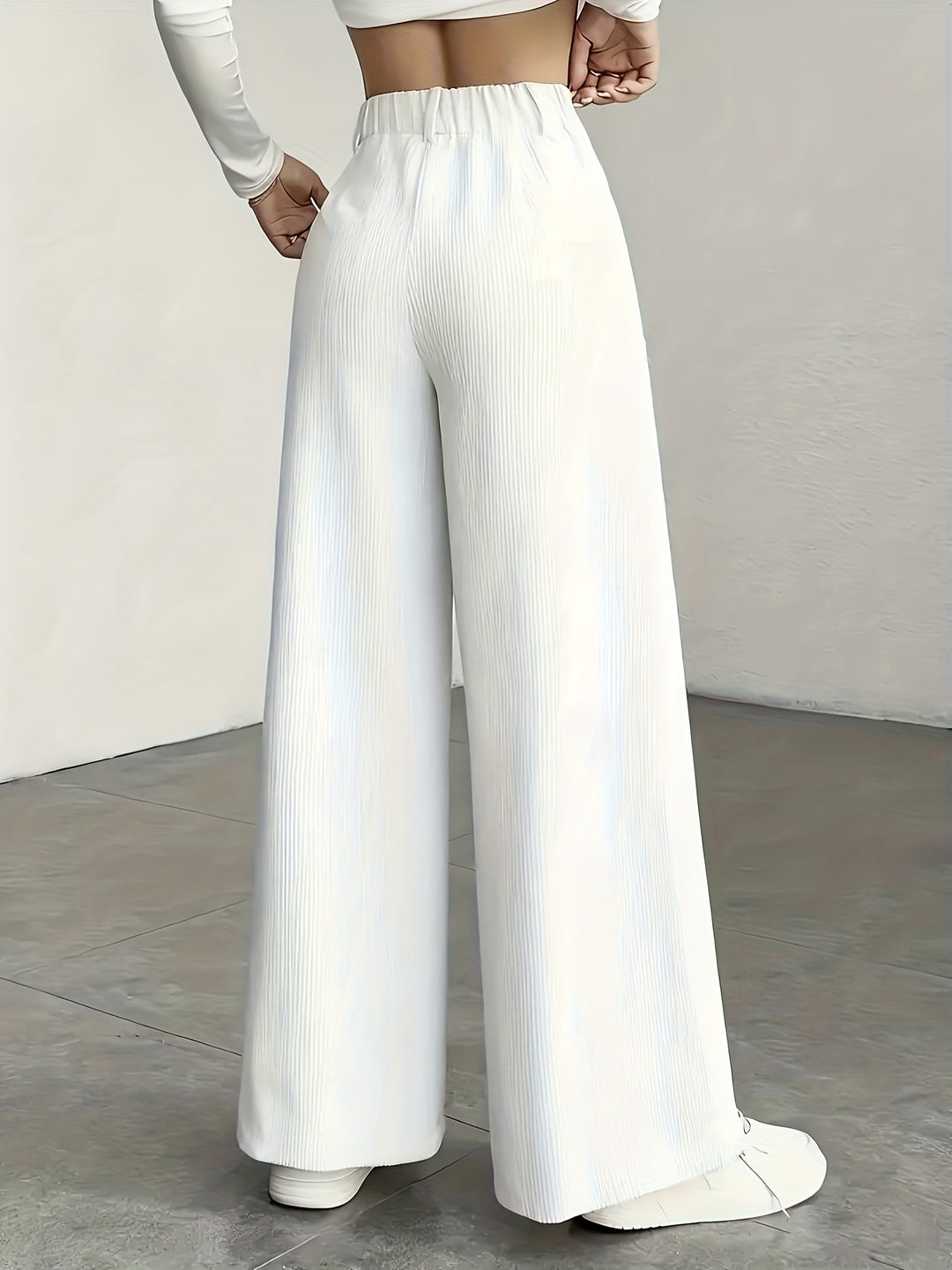 Nora | High-Waisted Wide-Leg Trousers