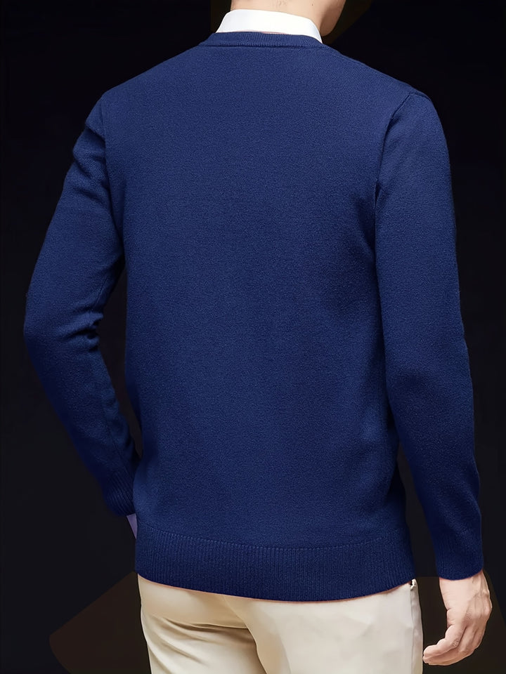 Nigel | Refined V-Neck Jumper