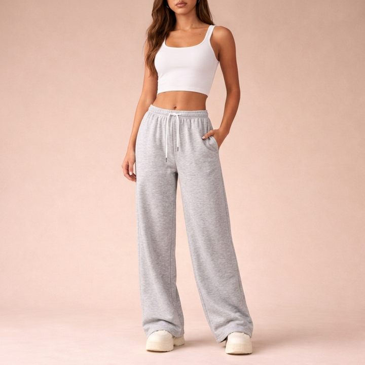 Marlene | Relaxed Wide-Leg Joggers