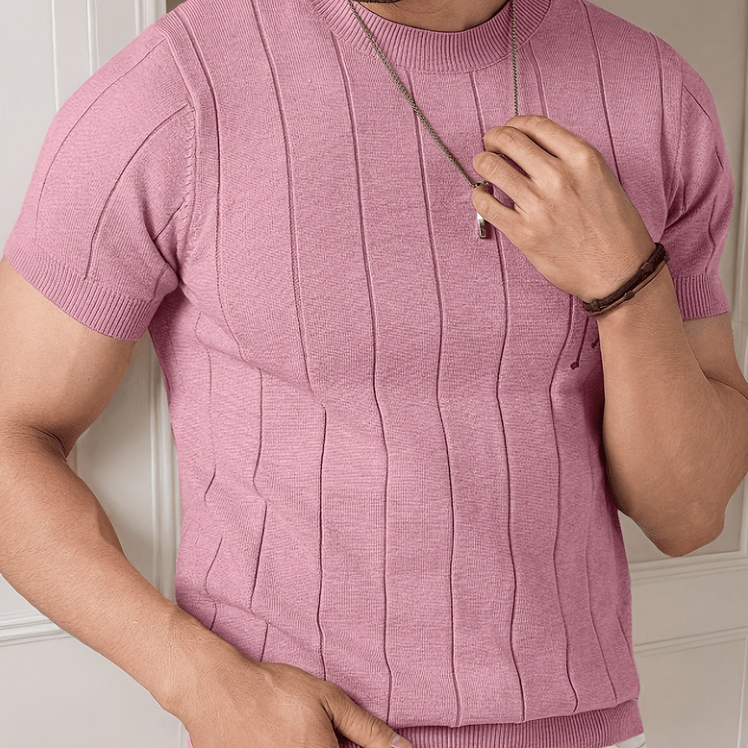 Julian | Ribbed Short-Sleeve Top
