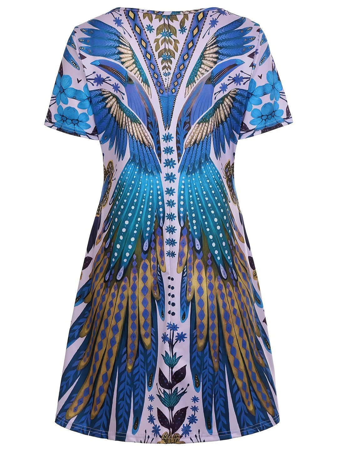 Willa | Bohemian Print A-Line Dress