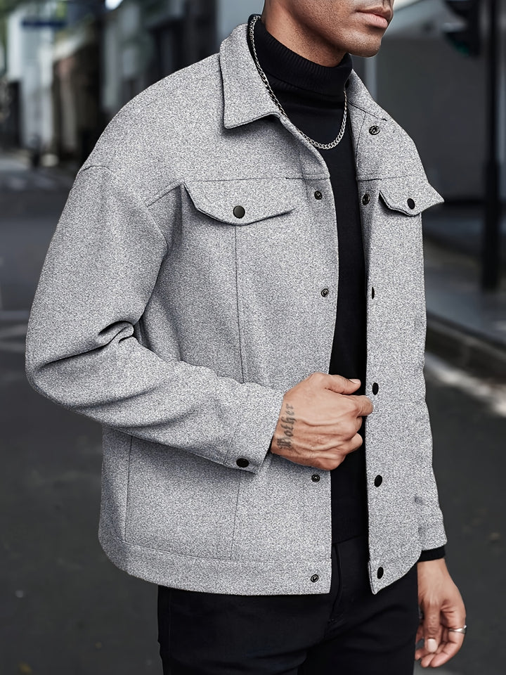 Roderick | Modern Snap-Button Jacket