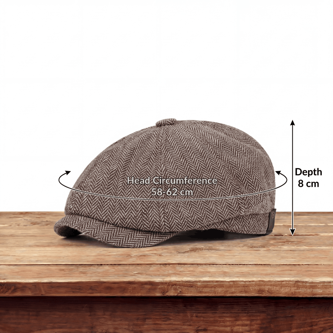 George | Classic Textured Flat Cap