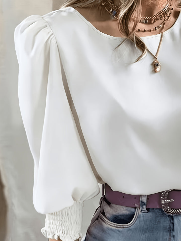 Gwyneth | Elegant Puff-Sleeve Blouse