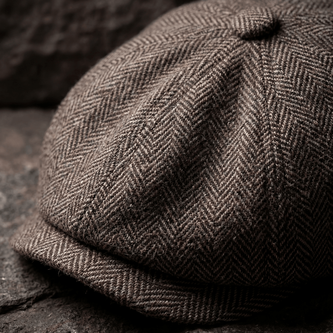 George | Classic Textured Flat Cap