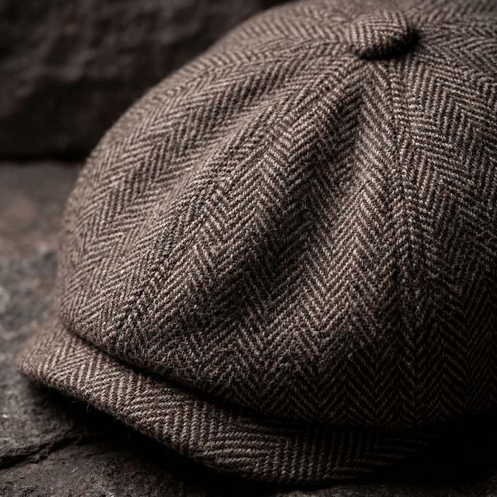 George | Classic Textured Flat Cap