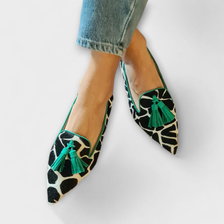 Julia | Elegant Slip-On Tassel Loafers