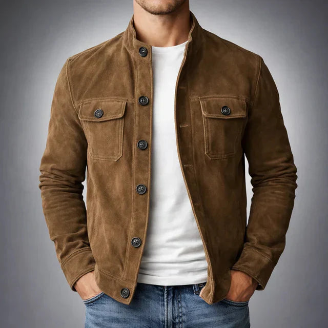Freddie | Classic Pocket Suede Jacket