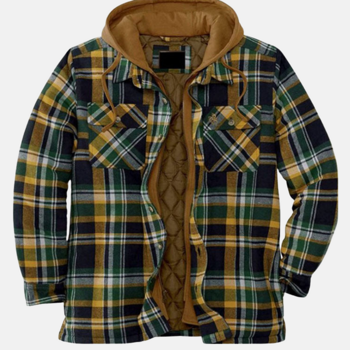 Roland | Rugged Checked Hooded Jacket