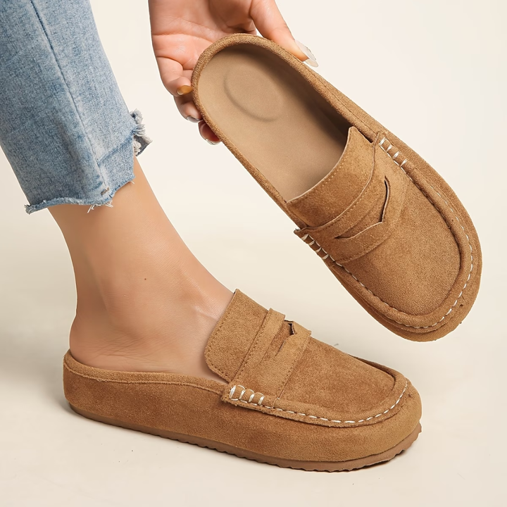 Rhianna | Stylish Soft Suede Loafers